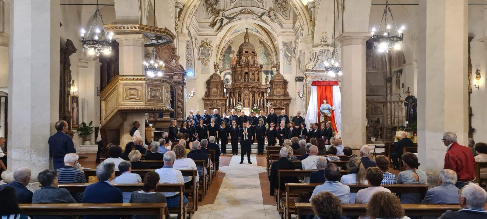 Live shows of choral music in the province of L'Aquila